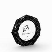 Gepersonaliseerde naam Dr Minimalist Doctor Afstud Fotoblokken (Links)