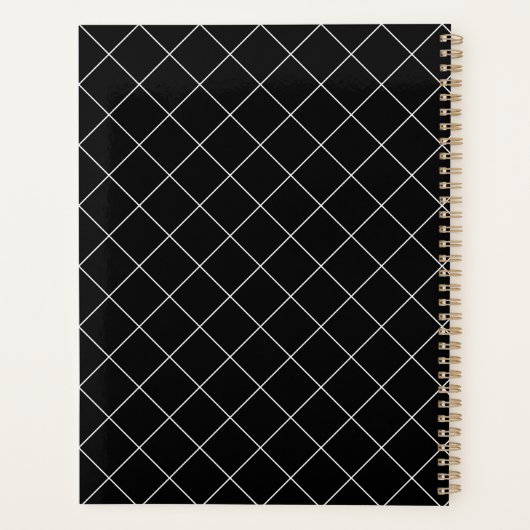 Gepersonaliseerde naam Dr Minimalist Doctor Afstud Planner (Achterkant)