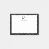 Gepersonaliseerde naam Dr Minimalist Doctor Afstud Post-it® Notes (Voorkant)