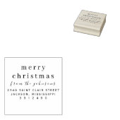 Gepersonaliseerde naam eenvoudige moderne vrolijke rubberstempel (Gestempeld)