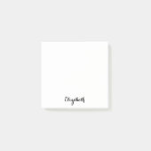Gepersonaliseerde naam Elegant Home Kantoor Busine Post-it® Notes (Voorkant)