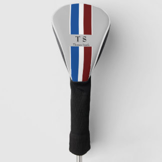 Gepersonaliseerde naam en initiaal golfheadcover
