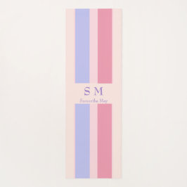 Gepersonaliseerde naam en initiaal yogamat