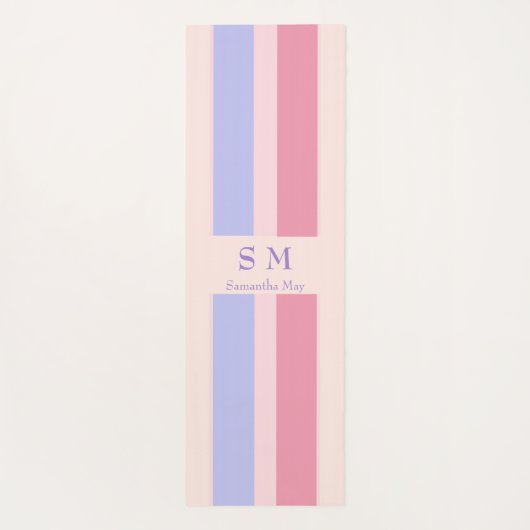 Gepersonaliseerde naam en initiaal yogamat (Achterkant)