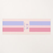 Gepersonaliseerde naam en initiaal yogamat (Voorkant (horizontaal))