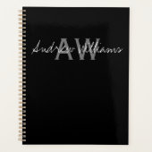 Gepersonaliseerde naam en Initialen Afsprakenboek Planner (Voorkant)