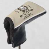 Gepersonaliseerde naam en jaar Beste vader van Par Golfheadcover (3/4 voorkant)