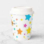 Gepersonaliseerde naam en leeftijd - Aangepaste ve Papieren Bekers (Links)