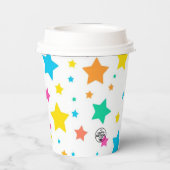 Gepersonaliseerde naam en leeftijd - Aangepaste ve Papieren Bekers (Achterkant)