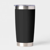 Gepersonaliseerde naam en monogram geïsoleerde drinkbeker (Rechts)