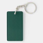 Gepersonaliseerde naam en Monogram Groomsman Sleutelhanger (achterkant)