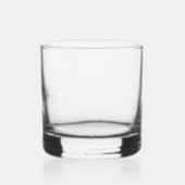 Gepersonaliseerde naam en monogram in goud whisky glas (Links)