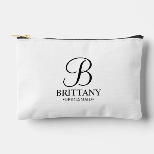 Gepersonaliseerde naam en monogram van het bruidsm etui (Voorkant)