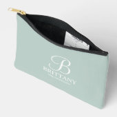 Gepersonaliseerde naam en monogram van het bruidsm etui (Open)