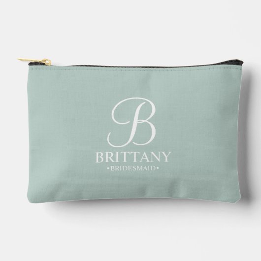 Gepersonaliseerde naam en monogram van het bruidsm etui (Voorkant)