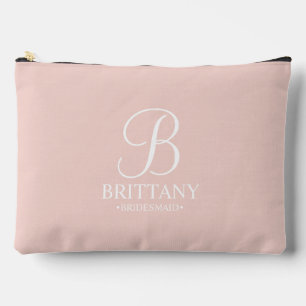 Gepersonaliseerde naam en monogram van het bruidsm etui