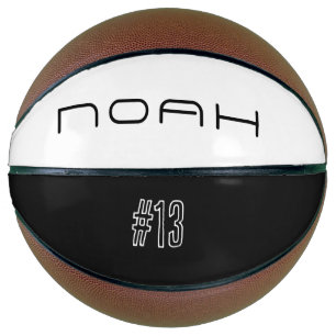Gepersonaliseerde naam en nummer basketbal