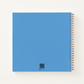 Gepersonaliseerde naam Family Memories Blue Journa Notitieboek (Achterkant)
