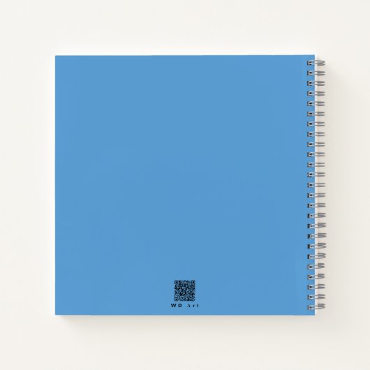 Gepersonaliseerde naam Family Memories Blue Journa Notitieboek (Achterkant)