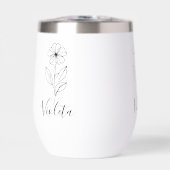 Gepersonaliseerde naam Februari Violet Geboorteblo (Voorkant)