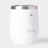 Gepersonaliseerde naam Februari Violet Geboorteblo (Achterkant)