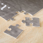 gepersonaliseerde NAAM & foto hond Legpuzzel (Zijkant)