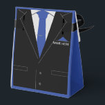 Gepersonaliseerde Naam Funny Business Suit Stropda Bedankdoosjes<br><div class="desc">Gepersonaliseerde Aangepaste Naam Tekst Elegante Business Suit met Stropdas Gift Boxes MIGNED Design - Voeg Jouw naam / Tekst met Aanpassingsgereedschap ! Kies lettertype / grootte / ! Succes - wees blij:)</div>