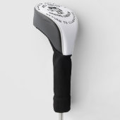 Gepersonaliseerde naam Funny Lost Golf Ball Golfheadcover (Schuin)