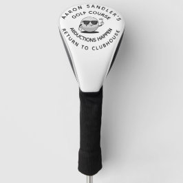 Gepersonaliseerde naam Funny Lost Golf Ball Golfheadcover