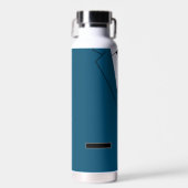 Gepersonaliseerde naam Funny Water Bottle Blue Sui Waterfles (Voorkant)