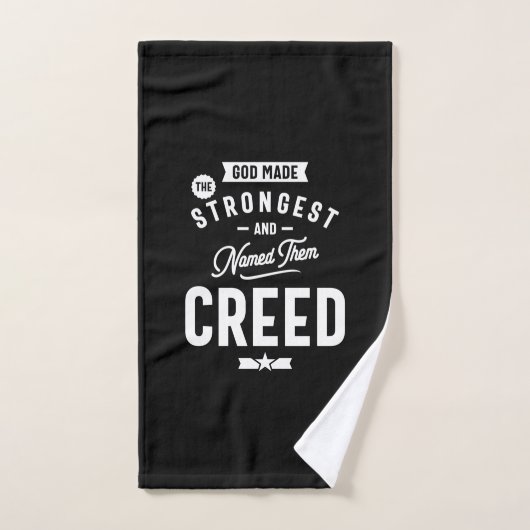 Gepersonaliseerde naam geboortedag gecrediteerd handdoek (Handdoek)