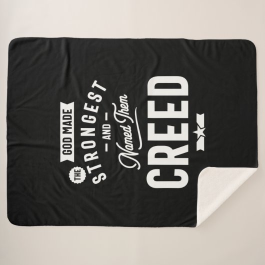 Gepersonaliseerde naam geboortedag gecrediteerd sherpa deken (Voorkant (horizontaal))