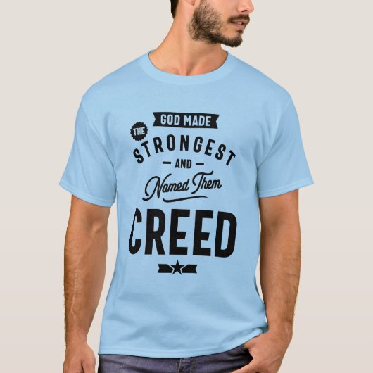 Gepersonaliseerde naam geboortedag gecrediteerd t-shirt (Voorkant)
