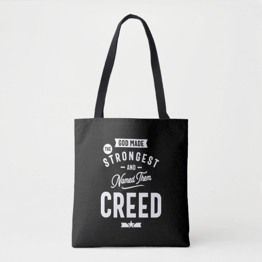 Gepersonaliseerde naam geboortedag gecrediteerd tote bag (Voorkant)