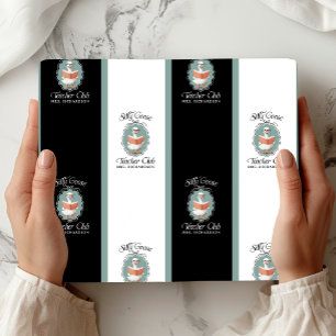 Gepersonaliseerde naam Gekke Goose Teacher Club Cadeaupapier