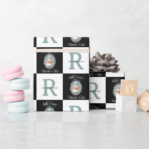 Gepersonaliseerde naam Gekke Goose Teacher Club Cadeaupapier