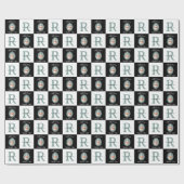 Gepersonaliseerde naam Gekke Goose Teacher Club Cadeaupapier (Vlak)