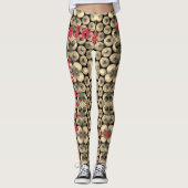 Gepersonaliseerde naam Gele potlood Leggings (Voorkant)