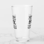 Gepersonaliseerde naam gemaakt in jaar glas (Links)