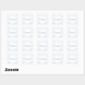 Gepersonaliseerde naam geschenken voor kinderen vierkante sticker (Vel)