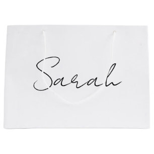 Gepersonaliseerde Naam Gift Bags, Gift Bags, Dank Groot Cadeauzakje