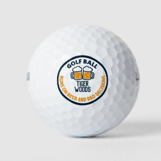 Gepersonaliseerde Naam gift bier custom| Grappige  Golfballen