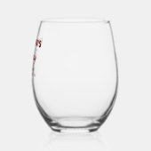 Gepersonaliseerde naam Glas Verjaardag Pensioen Va (Links)