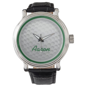 Gepersonaliseerde naam Golf Watch Gift Horloge