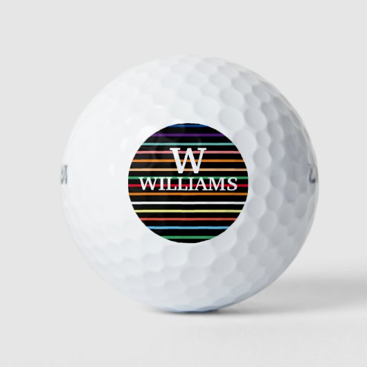 gepersonaliseerde naam golfballen (Voorkant)