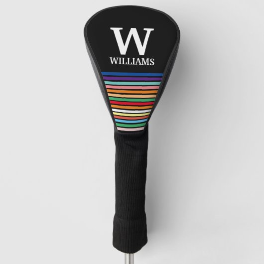 gepersonaliseerde naam golfheadcover (Voorkant)
