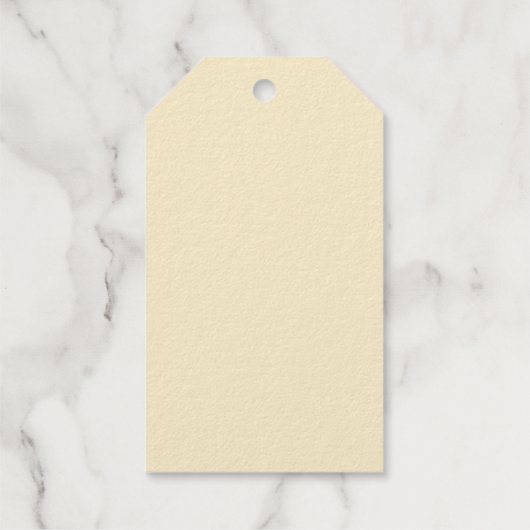 Gepersonaliseerde naam Gouden folie Gelukkige Verj Cadeaulabels (Achterkant)