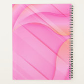 Gepersonaliseerde naam Gradient Pink Afspraak Planner (Achterkant)