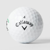 Gepersonaliseerde naam grappig golfballen (Logo)