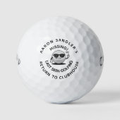 Gepersonaliseerde Naam Grappig Verloren Golfbal Cu Golfballen (Voorkant)